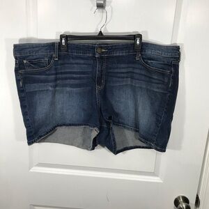Torrid Dark Blue Jean Shorts Size 26 CB-00